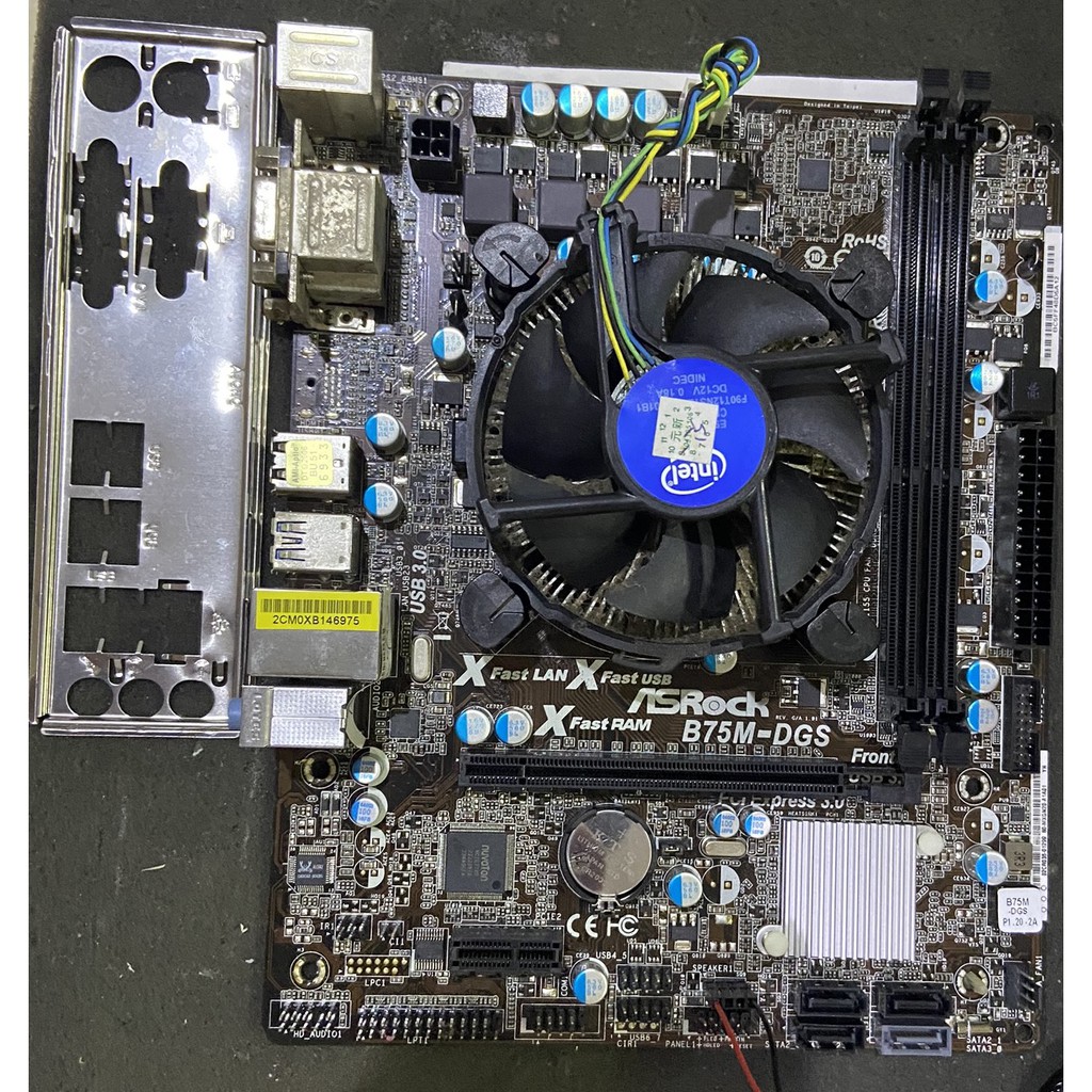 二手良品 華擎 asrock b75 dgs USB 3.0 主機板 LGA 1155