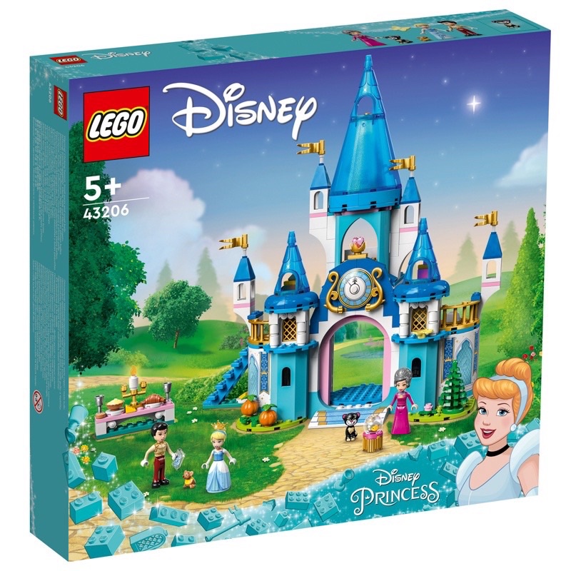 Home&amp;brick LEGO 43206 灰姑娘和白馬王子的城堡 Disney