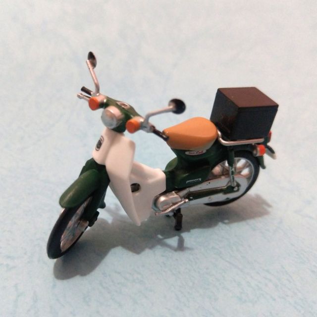 Honda Super Cub 機車模型 扭蛋 黑色 綠色 1/32 1比32本田小狼