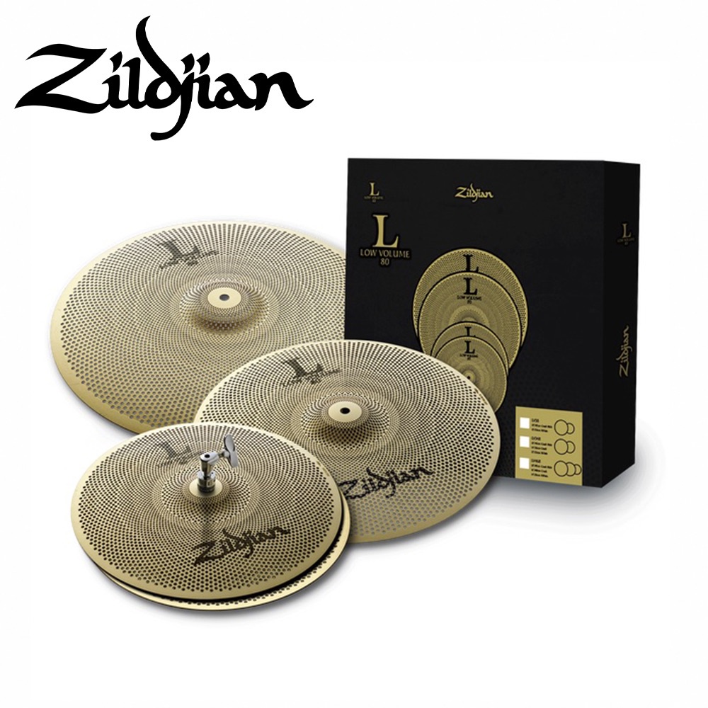 Zildjian LV468 L80系列 靜音銅鈸套組 4片裝【敦煌樂器】
