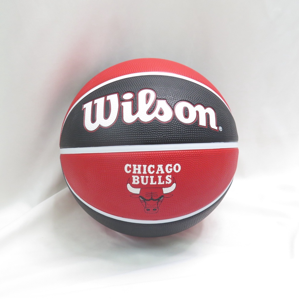 WILSON 維爾遜 NBA隊徽系列 七號籃球 公牛 橡膠 WTB1300XBCHI 紅【iSport商城】