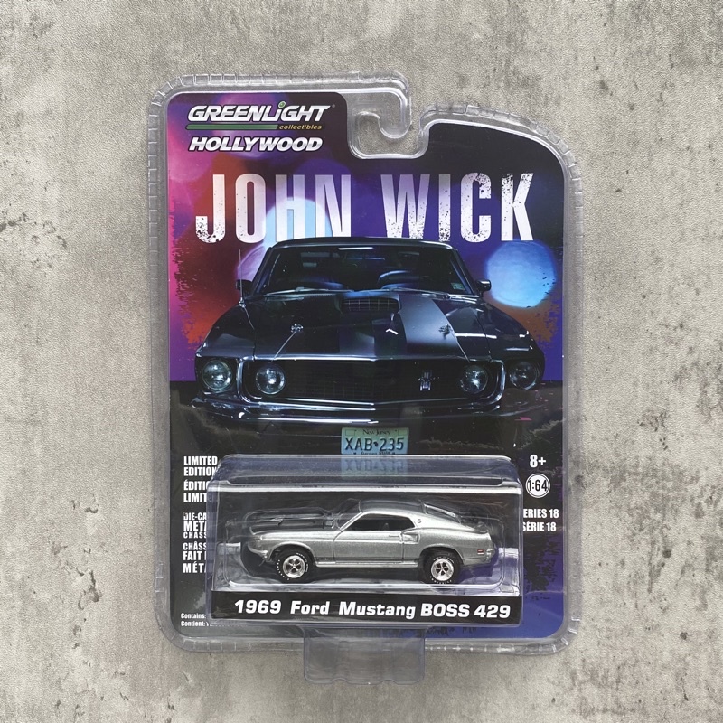 GREENLIGHT 1:64 綠光 JOHN WICK 捍衛任務 1969 FORD Mustang BOSS 429