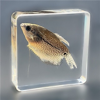 珍貴海洋動物真實魚樹脂標本熱帶魚淡水魚早教創意琥珀收藏擺件 蝦皮購物