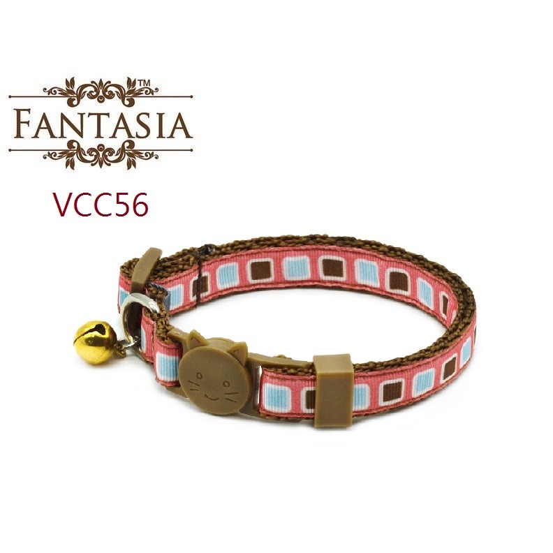 【VCC56】成貓安全項圈(S) 安全插扣 防勒 貓項圈 鈴鐺 范特西亞 Fantasia