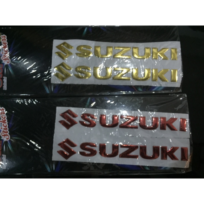 Suzuki 車貼 摩托車貼紙 安全帽 立體貼紙  汽車貼紙