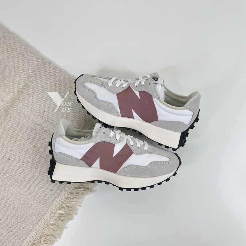 -Yours特價出清- New Balance 327 珊瑚紅 玫瑰粉 粉色 白粉 NB327 女鞋 WS327CD