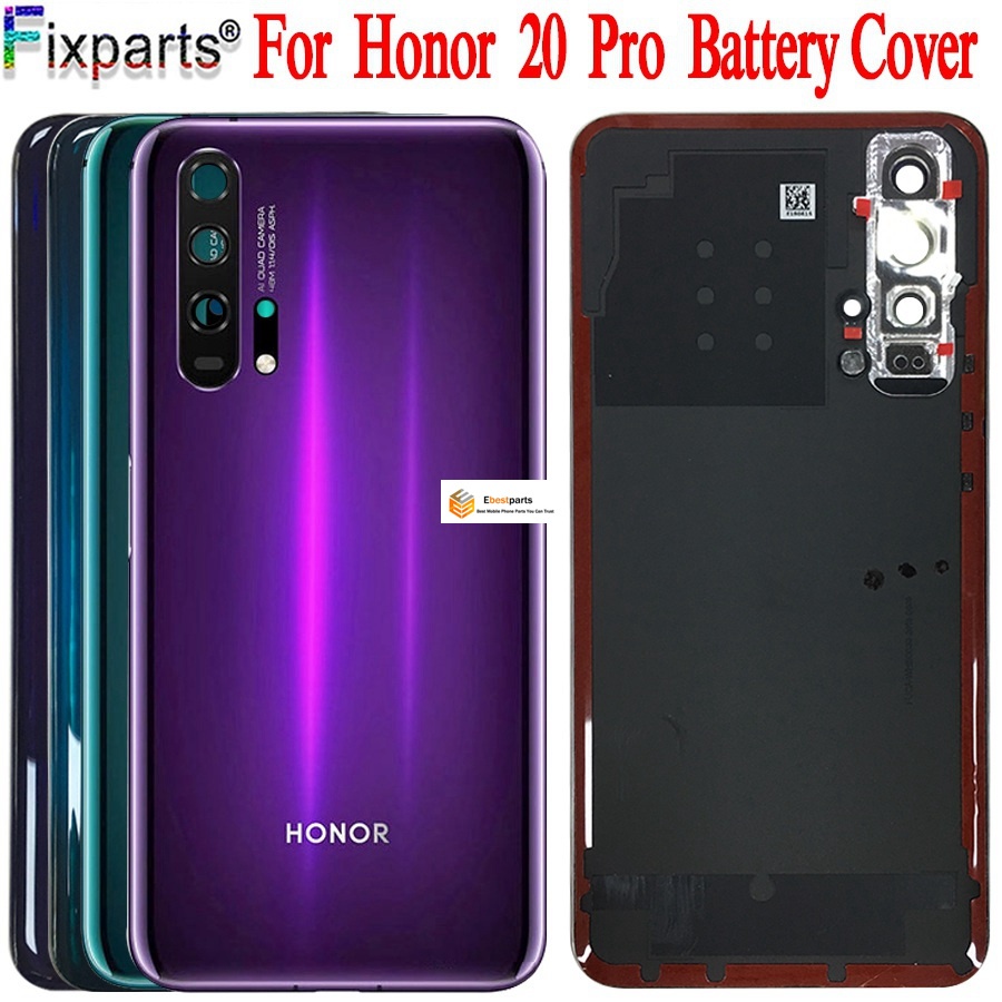 Eby-全新適用於華為 Honor 20 Pro 電池蓋門後殼後殼適用於 Honor 20 電池蓋門更換零件