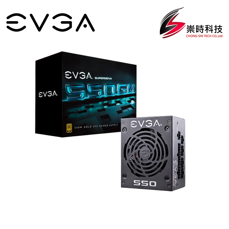 EVGA艾維克 GM 550W 650W 750W 850W SFX 金牌/全日系/全模/Mini ITX 電源供應器