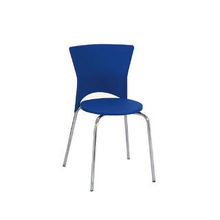 【E-xin】滿額免運 751-2 巧思椅 餐椅 餐廳椅 休閒椅 造型椅 洽談椅 休閒餐椅 休閒餐桌 電鍍 藍色 椅子