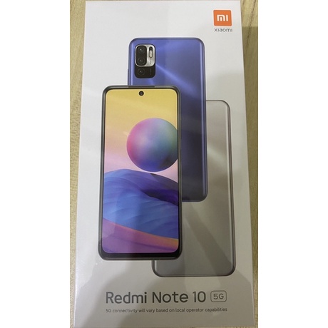 全新未開封-Redmi Note 10 5G (6G/128G) 6.5吋智慧手機 -石墨灰