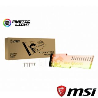 【熊讚電腦】全新盒裝 AMD 聯名 顯示卡支撐架 MSI 微星 ATLAS Mystic A.RGB 顯示卡 導光 支撐架