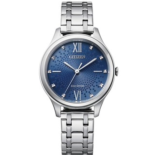 CITIZEN 星辰 光動能放射狀錶盤 女錶-32mm EM0500-73L【Watch On-line Store】