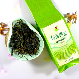 杉林溪青香甜有機綠茶葉30-60g/包-無發酵│無焙火【鑫龍源有機茶葉】有機認證標章│無農藥有機綠茶│杉林溪高山茶綠茶