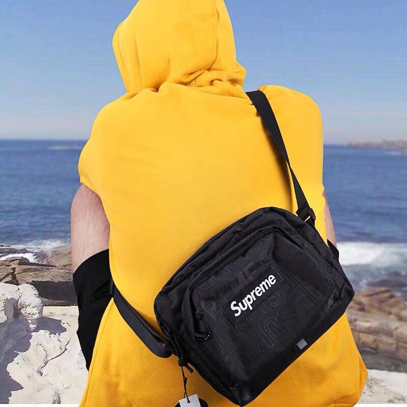 yellow supreme shoulder bag