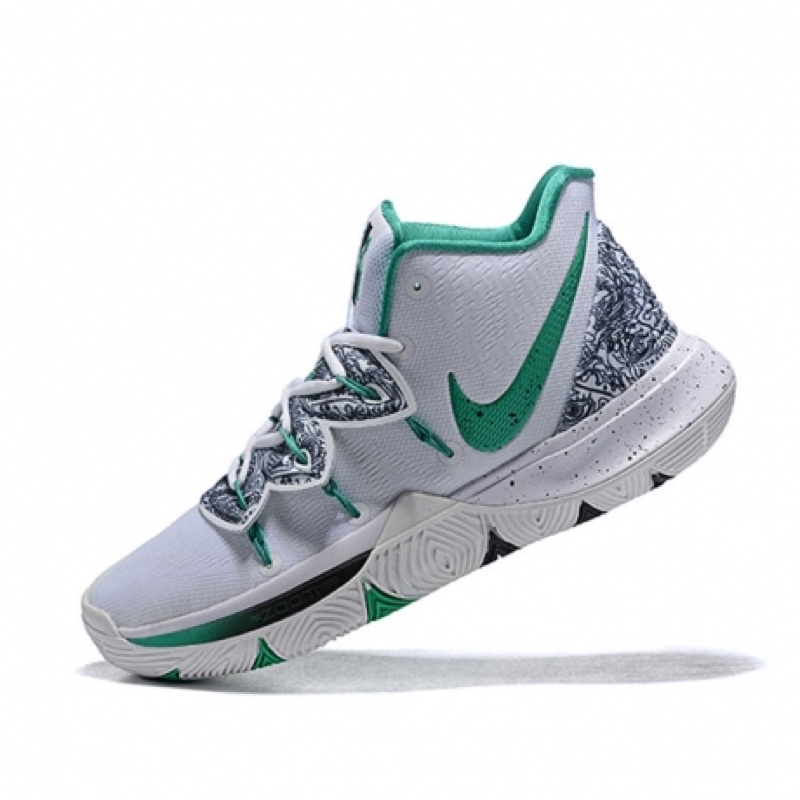 Nike Kyrie 5 Taco PE 籃球鞋 耐吉男子運動鞋 白黑綠