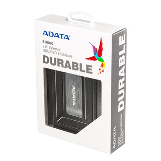 點子電腦☆北投 ADATA 威剛 2.5吋 USB3.2 硬碟外接盒 空盒 DURABLE ED600☆390元