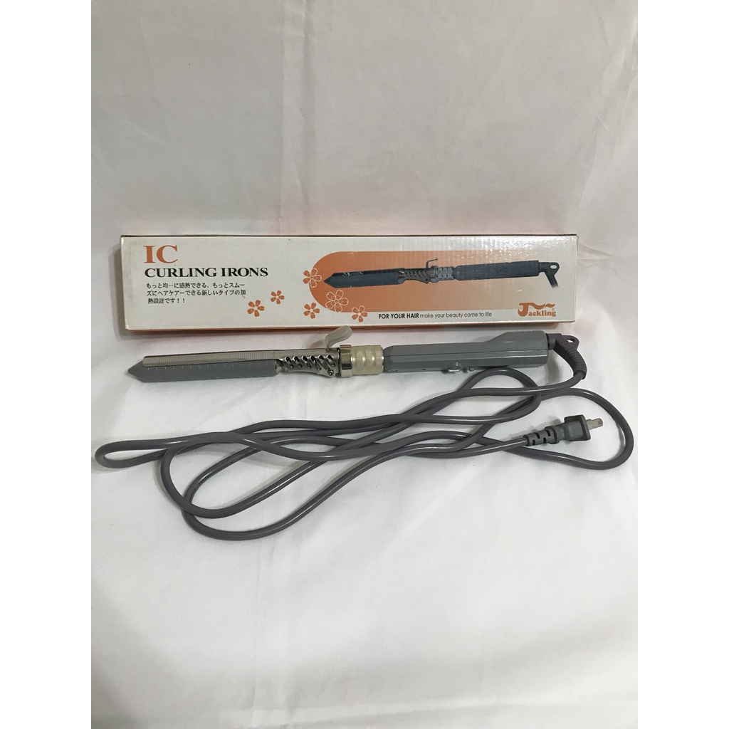 Jackling 19mm 專業可調節溫度羊毛捲電棒燙電棒捲捲髮棒