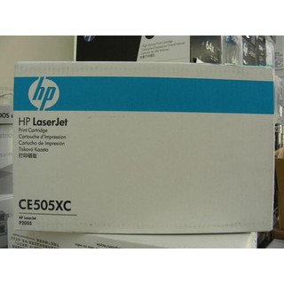 19年 HP CE505X 05X 全新原廠高容量黑色碳粉匣HP P2055dn同HP CE505X 05X 05A