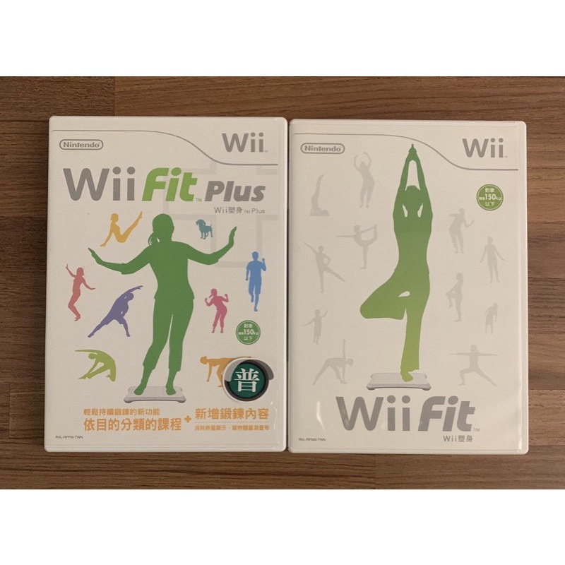 Wii Fit Plus 塑身 塑身加強版 強化版 繁體中文版 正版遊戲片 原版光碟 日版適用 二手片 中古片 任天堂