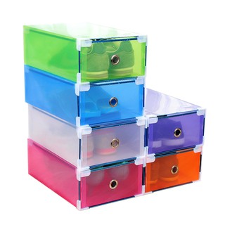 1213 抽屜式收納鞋盒-小 透明鞋盒 彩色鞋盒 置物盒 置物箱 收納盒 收納整理盒