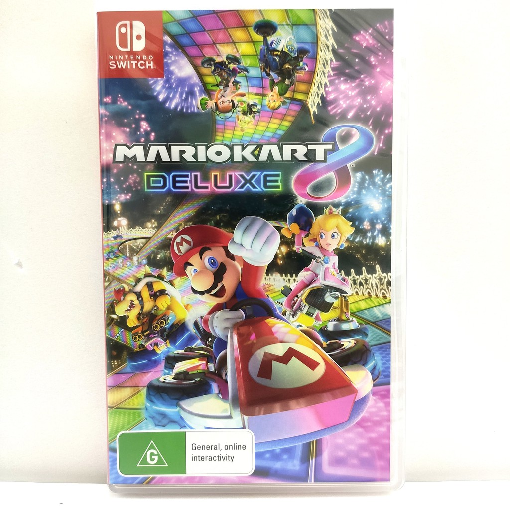 任天堂ns Switch 瑪利歐賽車8 豪華版r 馬力歐賽車8 台歐美版不挑封面有中文 蝦皮購物