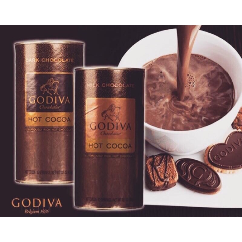 🇧🇪 【現貨】GODIVA 黑巧克力 / 牛奶巧克力可可粉