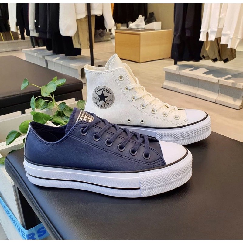 韓國業餘代購 Converse CTAS LIFT HI OX 合成皮 高筒 低筒 厚底 帆布鞋570453C