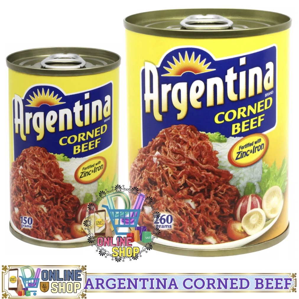 DJ ONLINE STORE】菲律賓Argentina Corned Beef 牛肉罐150g 260g