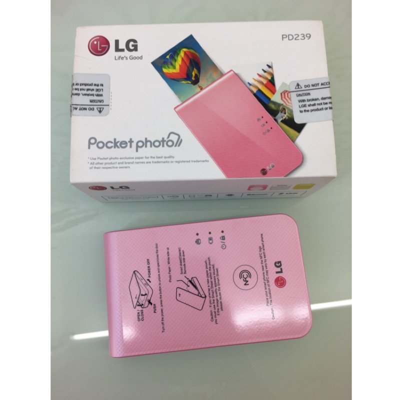 LG Pocket photo 口袋相印機  PD239 （附底片）