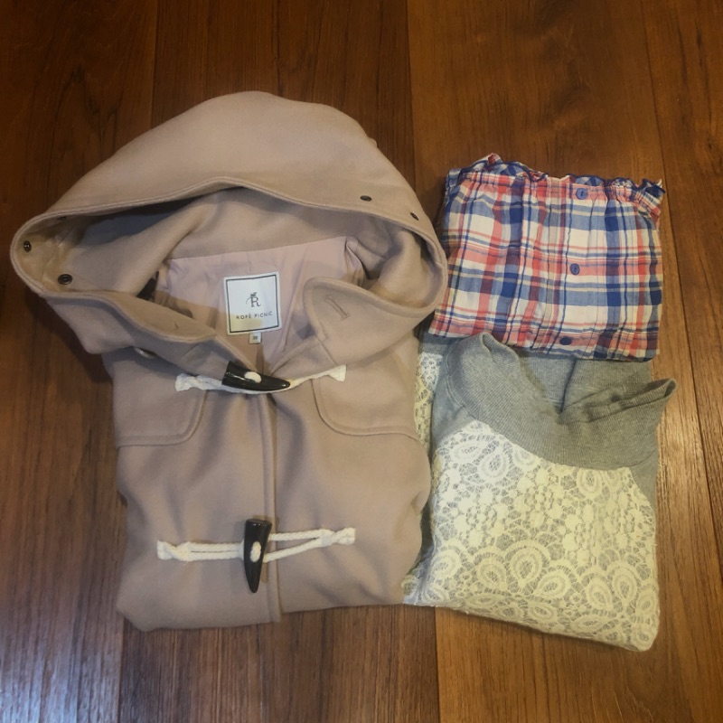 日貨大衣半透明福袋9 9成新dita Abito Rope Picnic 百貨品牌 蝦皮購物