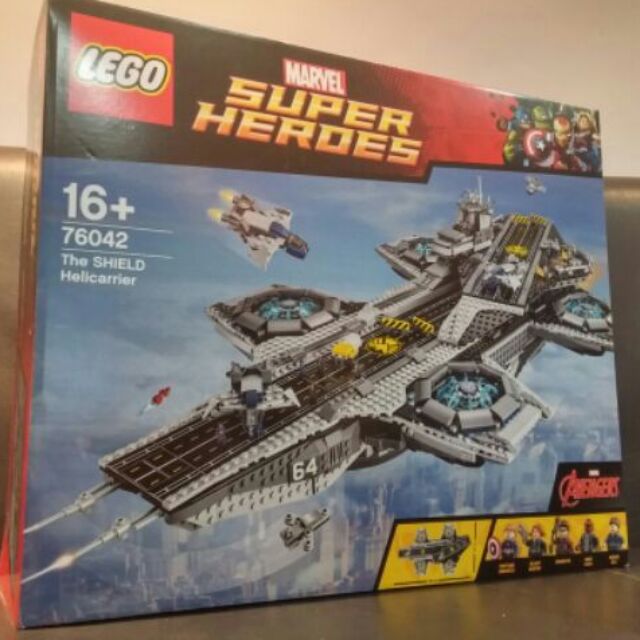 樂高 Lego 76042 SHIELD Helicarrier 復仇者聯盟-神盾母艦    有現貨沒有壓盒喲。。