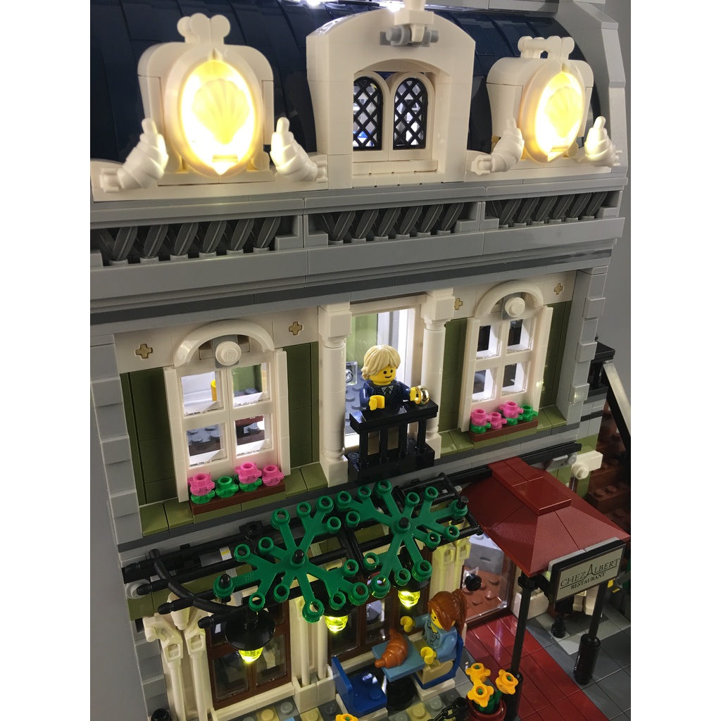 [飛米樂高積木磚賣店] LEGO 樂高專用燈組 10243巴黎餐廳