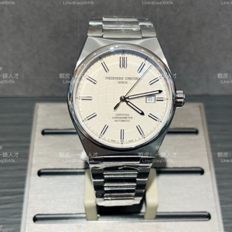 康斯登  FREDERIQUE CONSTANT HIGHLIFE  天文台機械腕錶/白FC-303S4NH6B 套錶