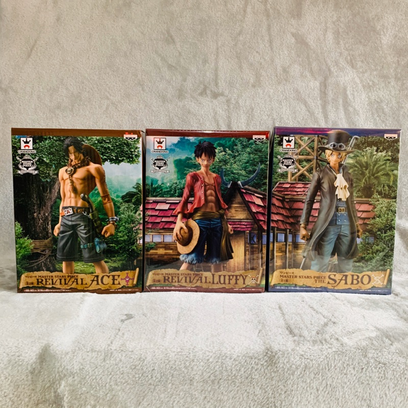 全新 日版 金證 寬盒 盒損 One Piece 海賊王 MSP 三兄弟 艾斯 魯夫 薩波 初版