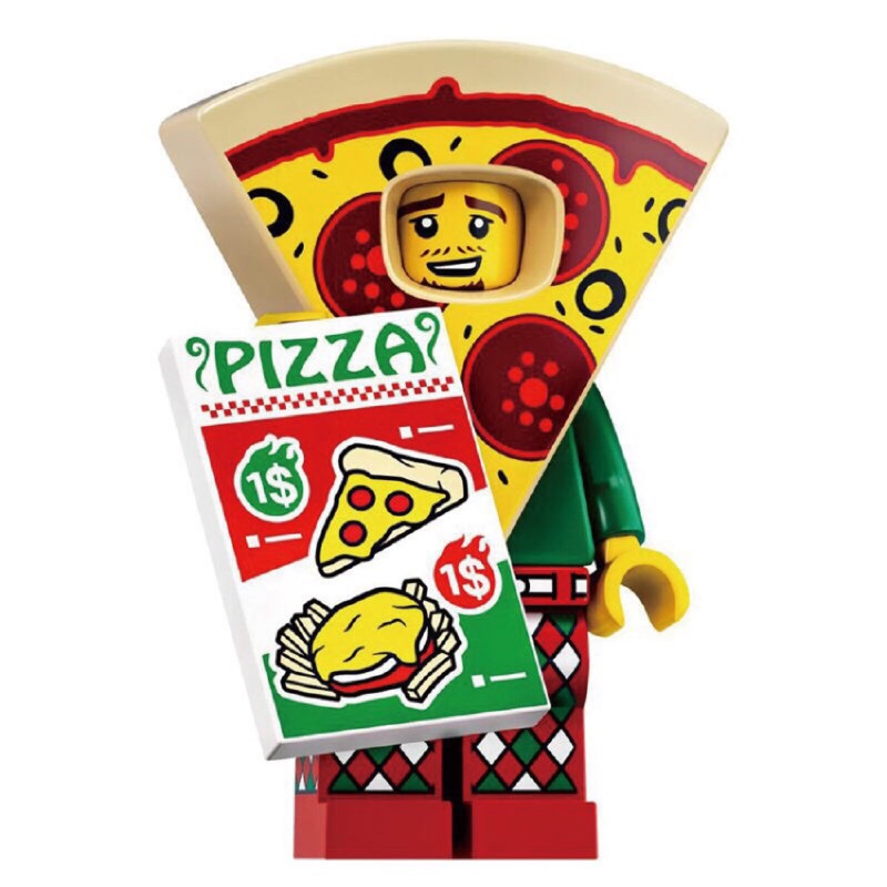 LEGO 樂高 71025 人偶包 19代 10 披薩人Pizza Costume Guy