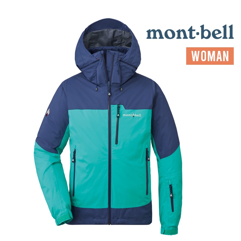 mont-bell 日本 Charmoz Parka 女款輕量保暖雪衣 雙層DRY-TEC防水 1102492BB/TB