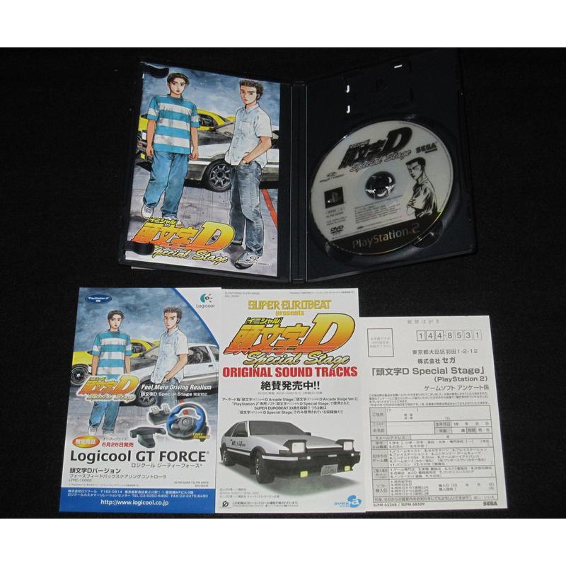遊戲達人 Ps2原裝日版 頭文字d Special Stage 日初版純日版盒書完整品光碟無刮加附全新中文攻略本 蝦皮購物