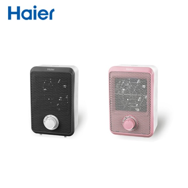 【Haier 海爾】迷你電暖器600w HFH101 HFH101AB(黑) HFH101AP(粉) 免運