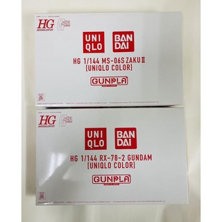 絕版 現貨 UNIQLO 初鋼 薩克 HG 鋼彈 40週年 1/144 RX-78-2 ZAKU ll