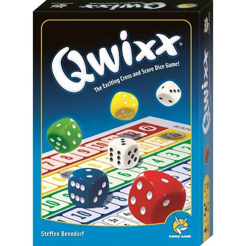 快可思 Qwixx 繁體中文版 有趣節奏又快速的骰子遊戲! 高雄龐奇桌遊