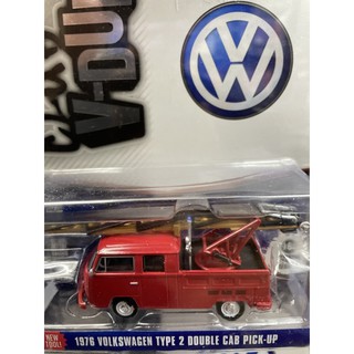 《模王》 1/64 美國綠光 模型合金車 1976 福斯T2
