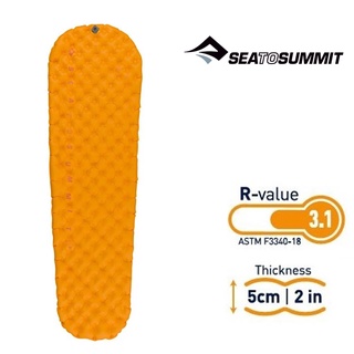 SEA TO SUMMIT 澳洲 超輕量 充氣睡墊 台灣製 5公分 獨立筒 橘 登山睡墊 STSAMULINSR