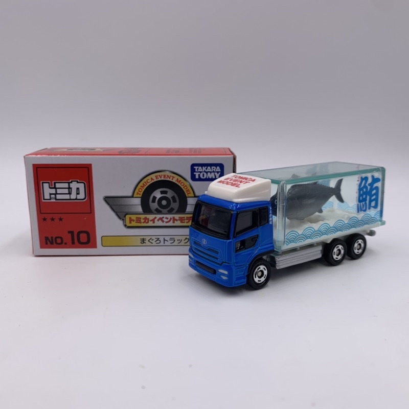 Tomica TEM 3星 No.10 NISSAN DIESEL QUON 鮪魚車