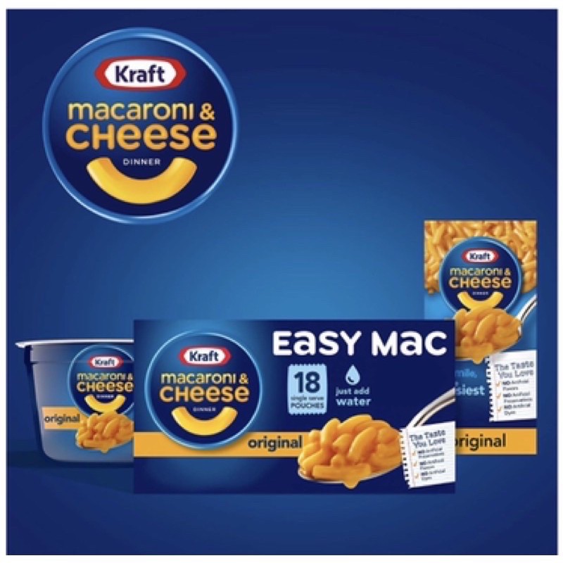 Kraft 卡夫 單包60克 原味卡夫芝士通心粉 通心麵Macaroni & Cheese