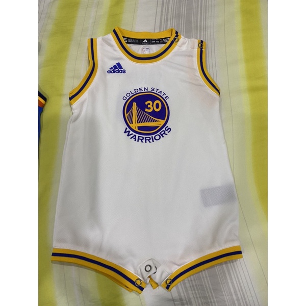 NBA今州勇士隊Golden States 30號 柯比 Curry 愛迪達Adidas包屁衣-二手衣