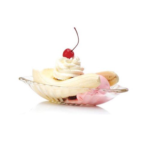 【Ocean】直紋香蕉船皿《WUZ屋子》玻璃盤 玻璃餐廚 甜點盤 冰盤 水果盤