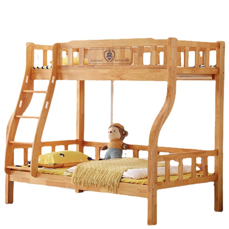 萬達木業 兒童上下鋪床雙層實木大人成人子母床小戶型傢用兩層雙人高低床 床架 高架床 高腳床 雙層床架 鐵床架 雙層床