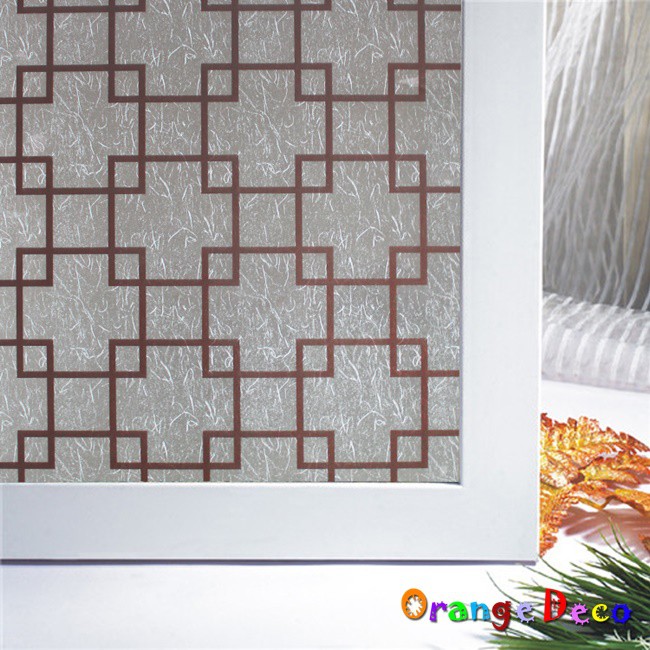 【橘果設計】中國風 玻璃貼 90*500CM 防曬抗熱 透明玻璃變磨砂玻璃 壁紙 壁貼