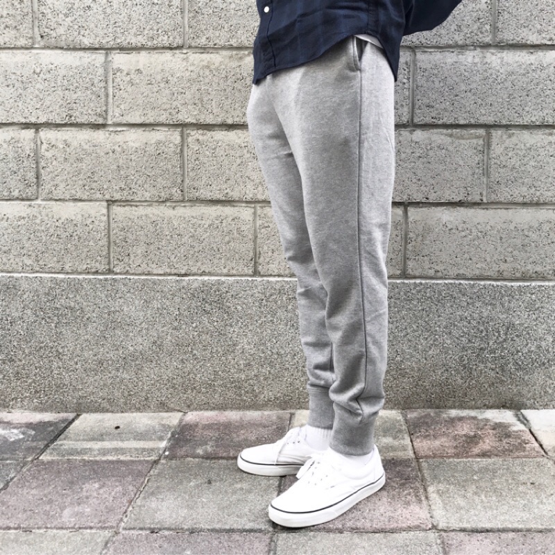 【 WEARCOME 】DICKIES JAPAN SWEATPANTS 日本支線 合身 縮口棉褲 經典小標／灰色