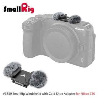 三重☆大人氣☆ SmallRig 3859 冷靴 擴充架 帶 防風兔毛 for Nikon Z30 ZR